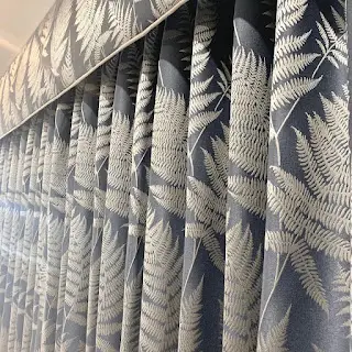 South Perth traditional blockout curtain with pelmet