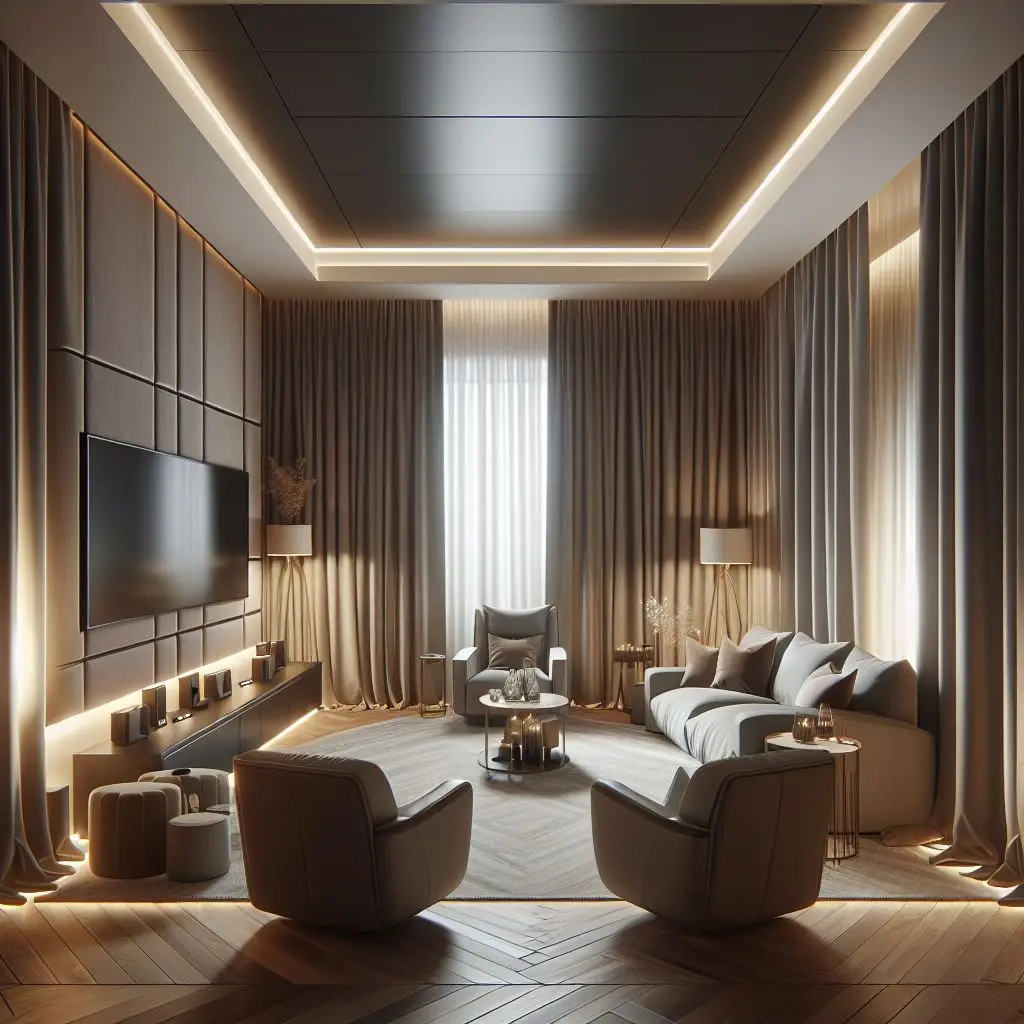 home theatre curtains