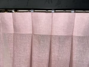 box inverted pleat curtain heading in contemporary interior Perth