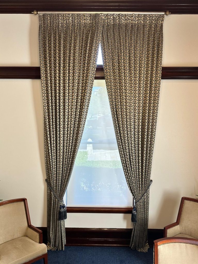 Parliament house curtains